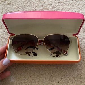 Aviator style kate spade sunglasses